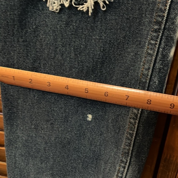 Faded Glory Men’s  1/2 bleach, distressed  jeans custom design - Picture 7 of 8